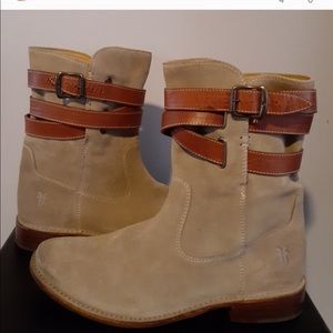 FRYE Camel/Cognac Booties